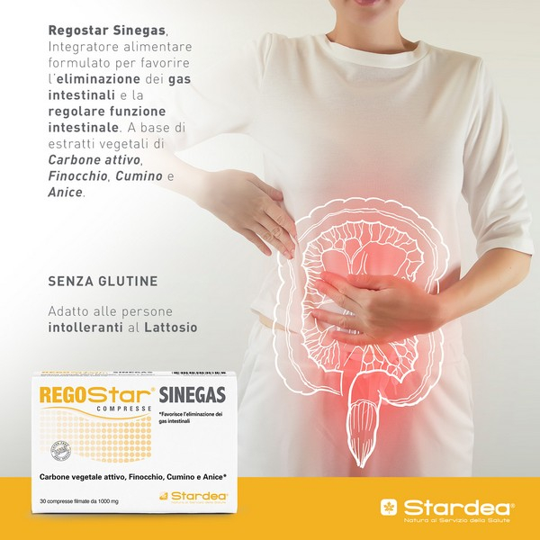 REGOSTAR Sinegas 30 Cpr 1000mg REGOSTAR Sinegas 30 Cpr 1000mg