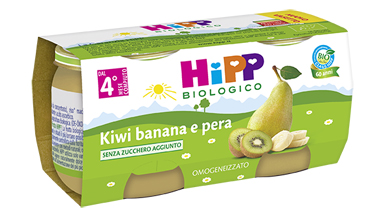Hipp Biologico Omogeneizzato Kiwi Banana E Pera 2x80g Hipp Biologico Omogeneizzato Kiwi Banana E Pera 2x80g