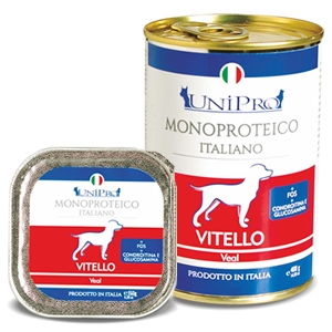 UNIPRO CANE MONOPROTEICO VITELLO 400GR (lattina)