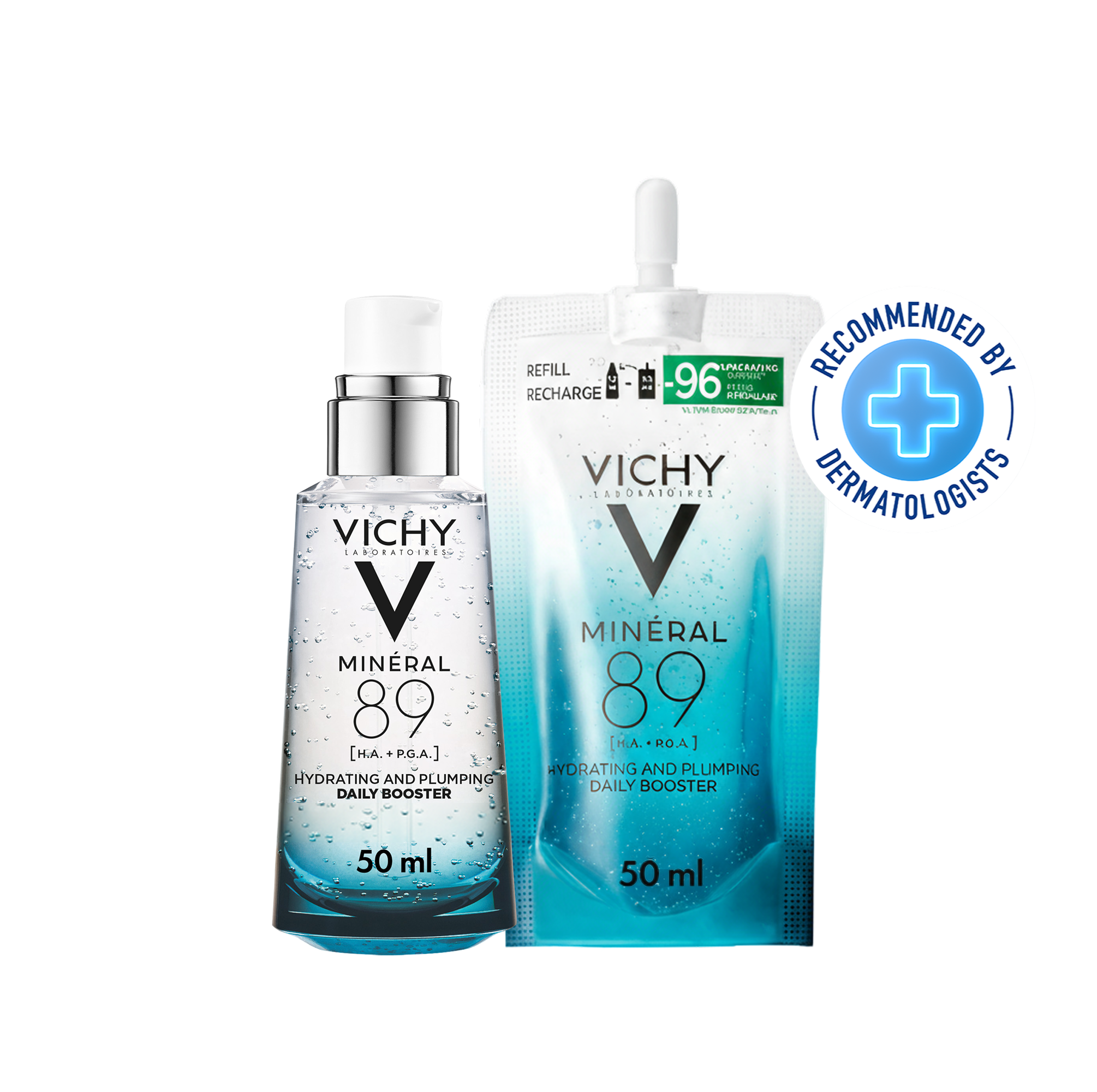 Vichy Minéral 89 - Booster Quotidiano Fortificante E Rimpolpante Ricarica 50 ml
