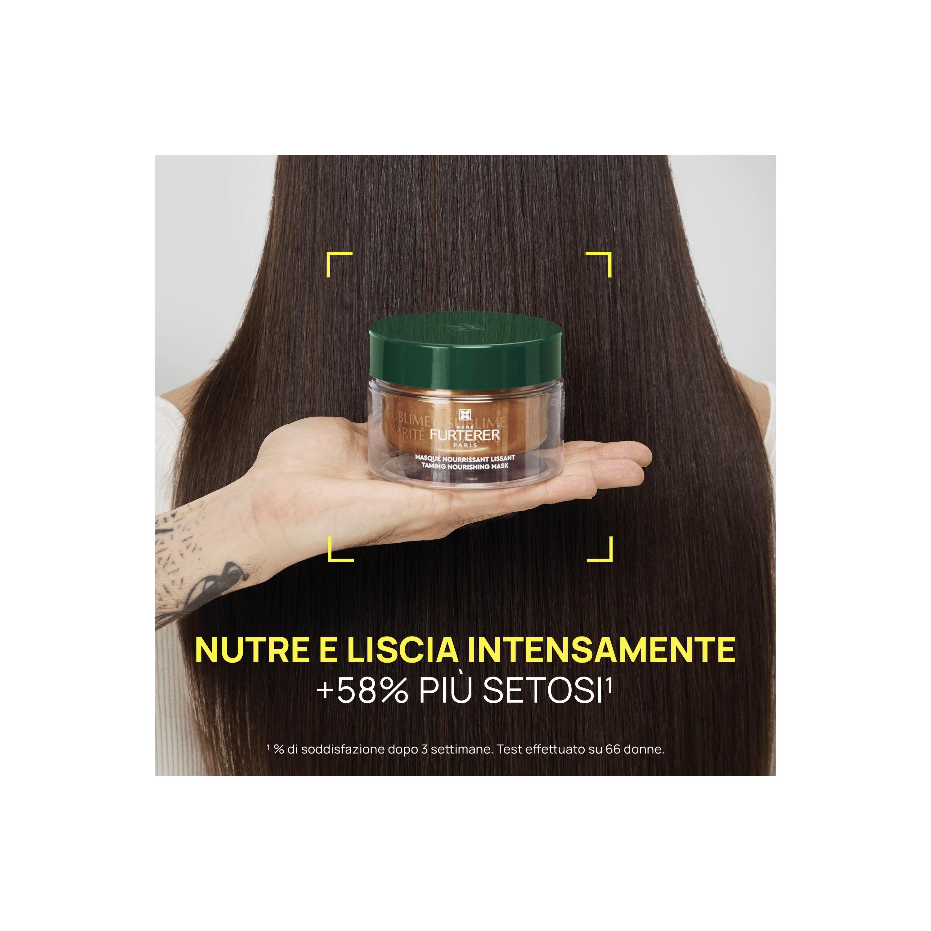 René Furterer Sublime Karité - Maschera Nutritiva Lisciante Per Capelli Secchi 200 ml
