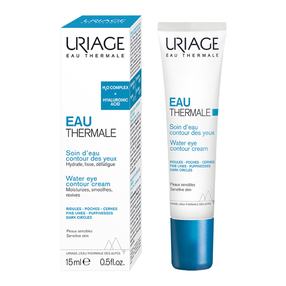 URIAGE ACQUA TERMALE Contorno occhi con ACIDO IALURONICO per ridurre rughe di disidratazione, occhiaie e borse - 15ML URIAGE ACQUA TERMALE Contorno occhi con ACIDO IALURONICO per ridurre rughe di disidratazione, occhiaie e borse - 15ML