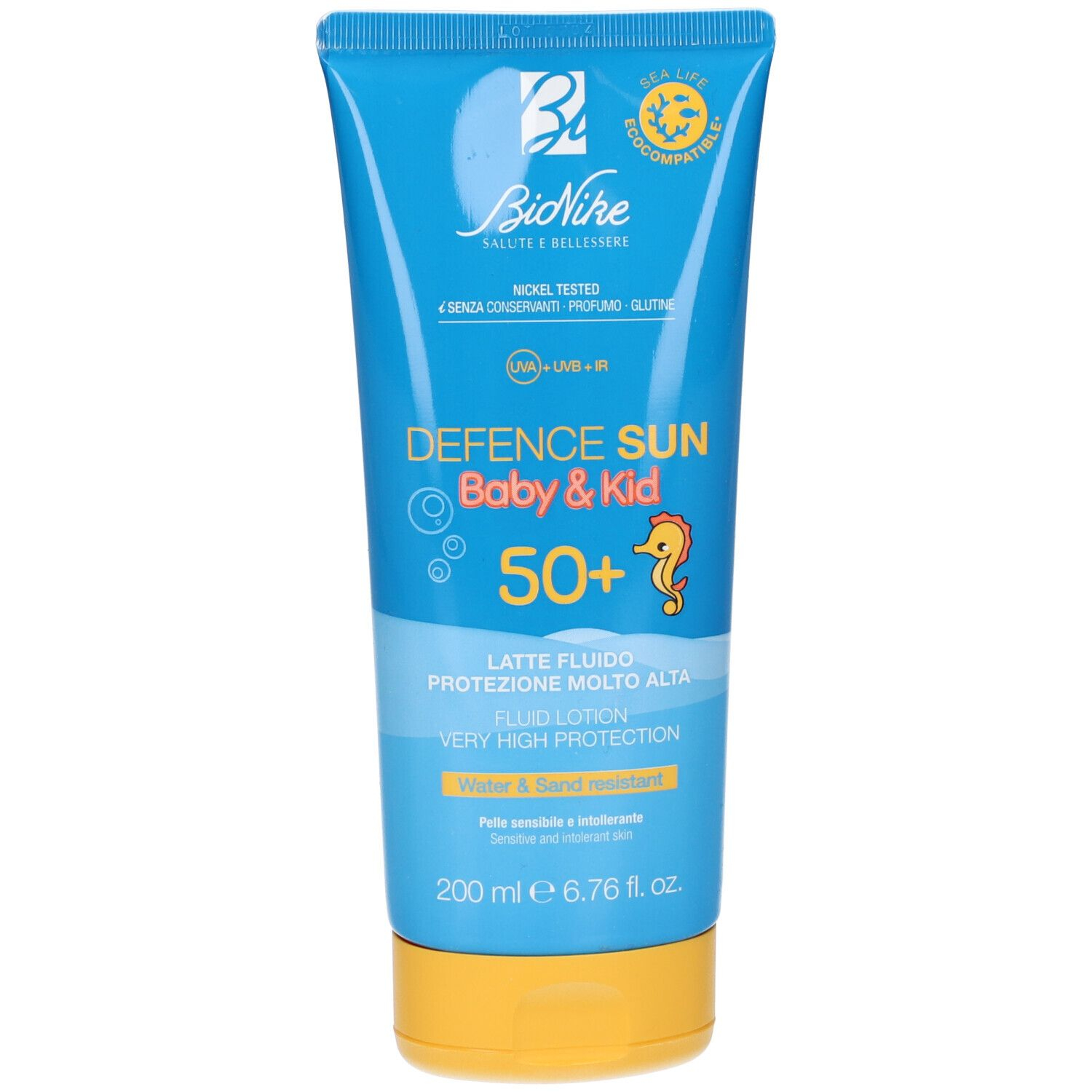 Defence Sun SPF50+ Baby&Kid Latte Fluido 200ml  Defence Sun SPF50+ Baby&Kid Latte Fluido 200ml