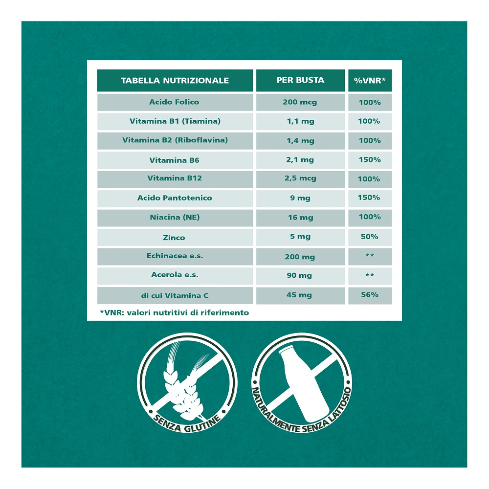 Be-Total Immuno Protection Integratore Alimentare Difese Immunitarie Vitamina B Zinco 14 Bustine Be-Total Immuno Protection Integratore Alimentare Difese Immunitarie Vitamina B Zinco 14 Bustine