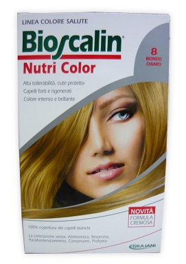 Bioscalin Nutri Color 8 Biondo Chiaro Trattamento Colorante Bioscalin Nutri Color 8 Biondo Chiaro Trattamento Colorante