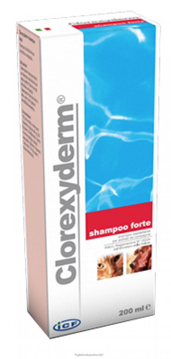 Icf Clorexyderm Shampoo Forte Disinfettante Cani E Gatti 200 Ml Icf Clorexyderm Shampoo Forte Disinfettante Cani E Gatti 200 Ml