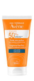 Avène Solare Fluido Viso SPF 50+ Protezione Molto Alta 50 ml Avène Solare Fluido Viso SPF 50+ Protezione Molto Alta 50 ml