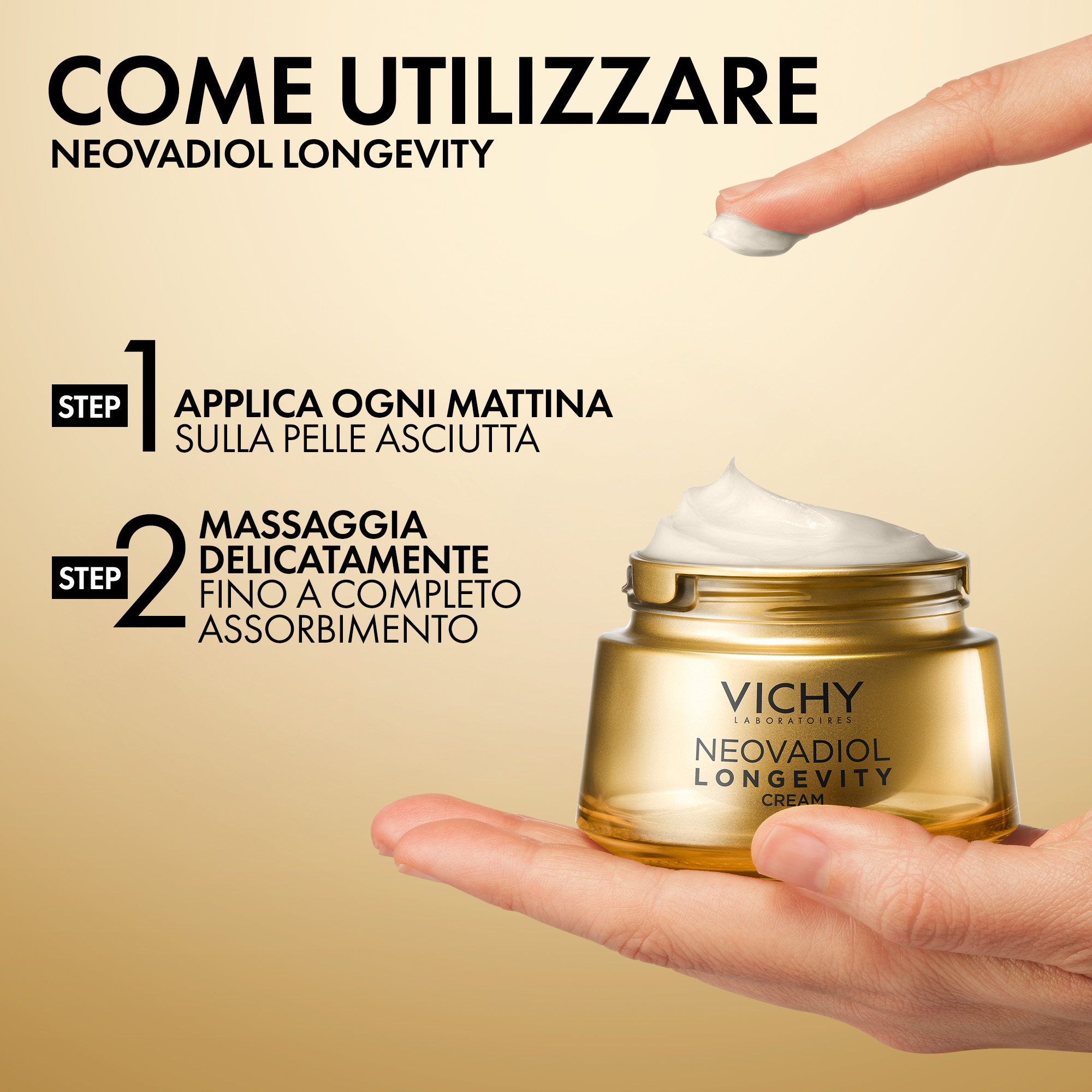 Vichy Neovadiol Longevity - Crema Volumizzante Anti-Età Per Pelli Mature Ricaricabile 50 ml