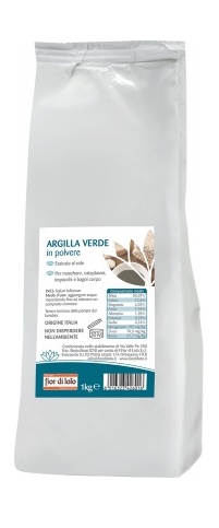 Fior di Loto Argilla Verde In Polvere Essiccata Al Sole 1000g