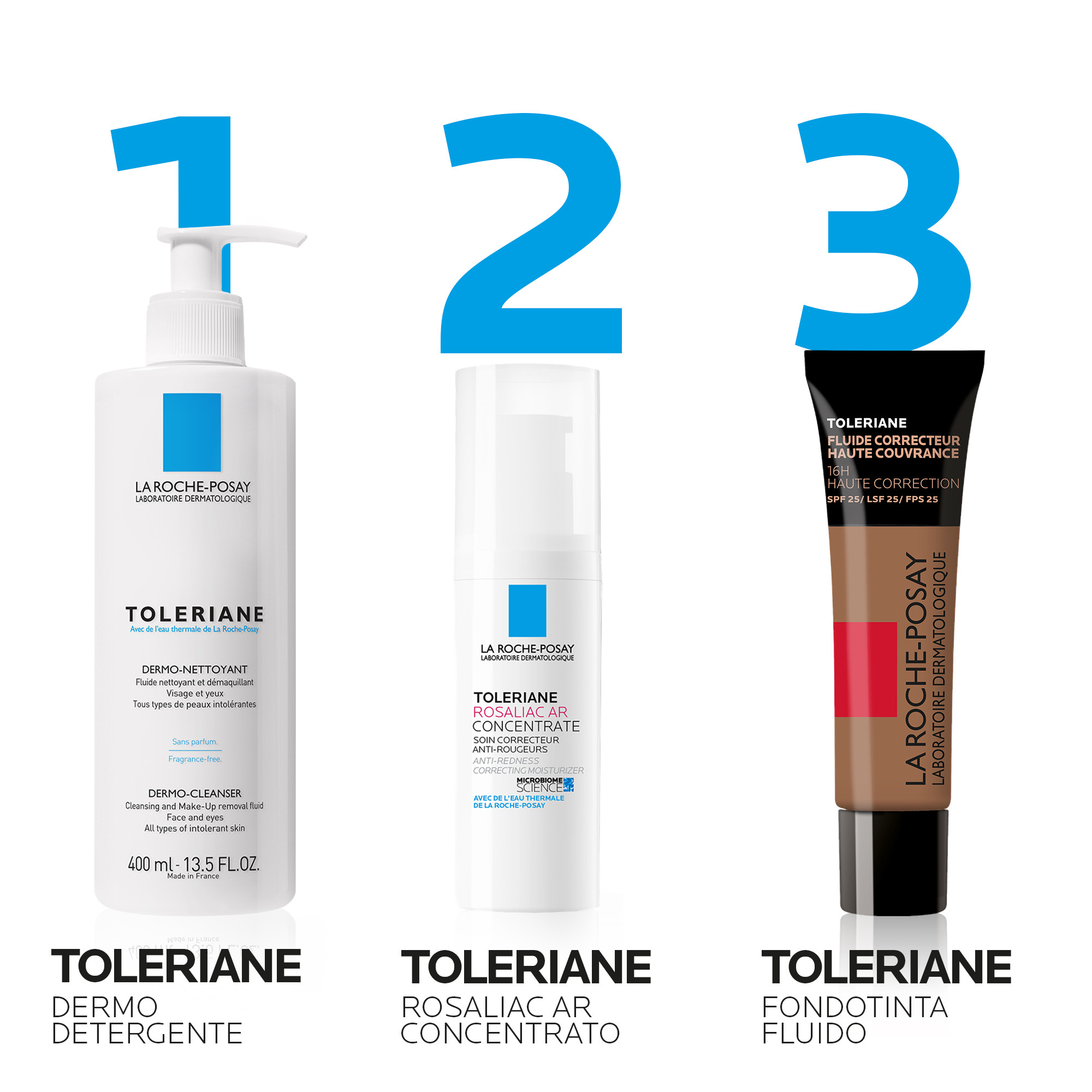 La Roche-Posay Toleriane - Fondotinta Fluido Ad Alta Coprenza N 19