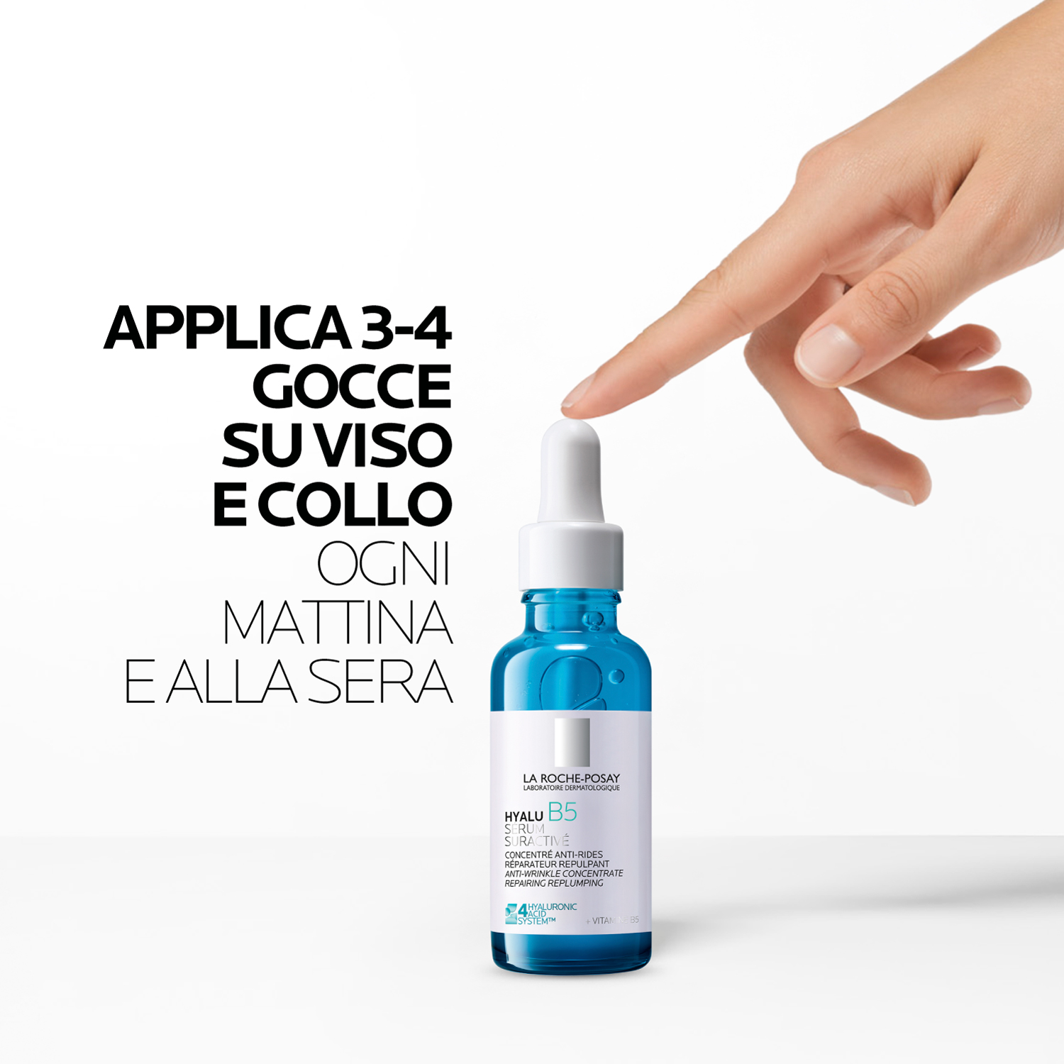 La Roche-Posay Hyalu B5 - Siero Concentrato Antirughe Riparatore E Rimpolpante 30 ml​