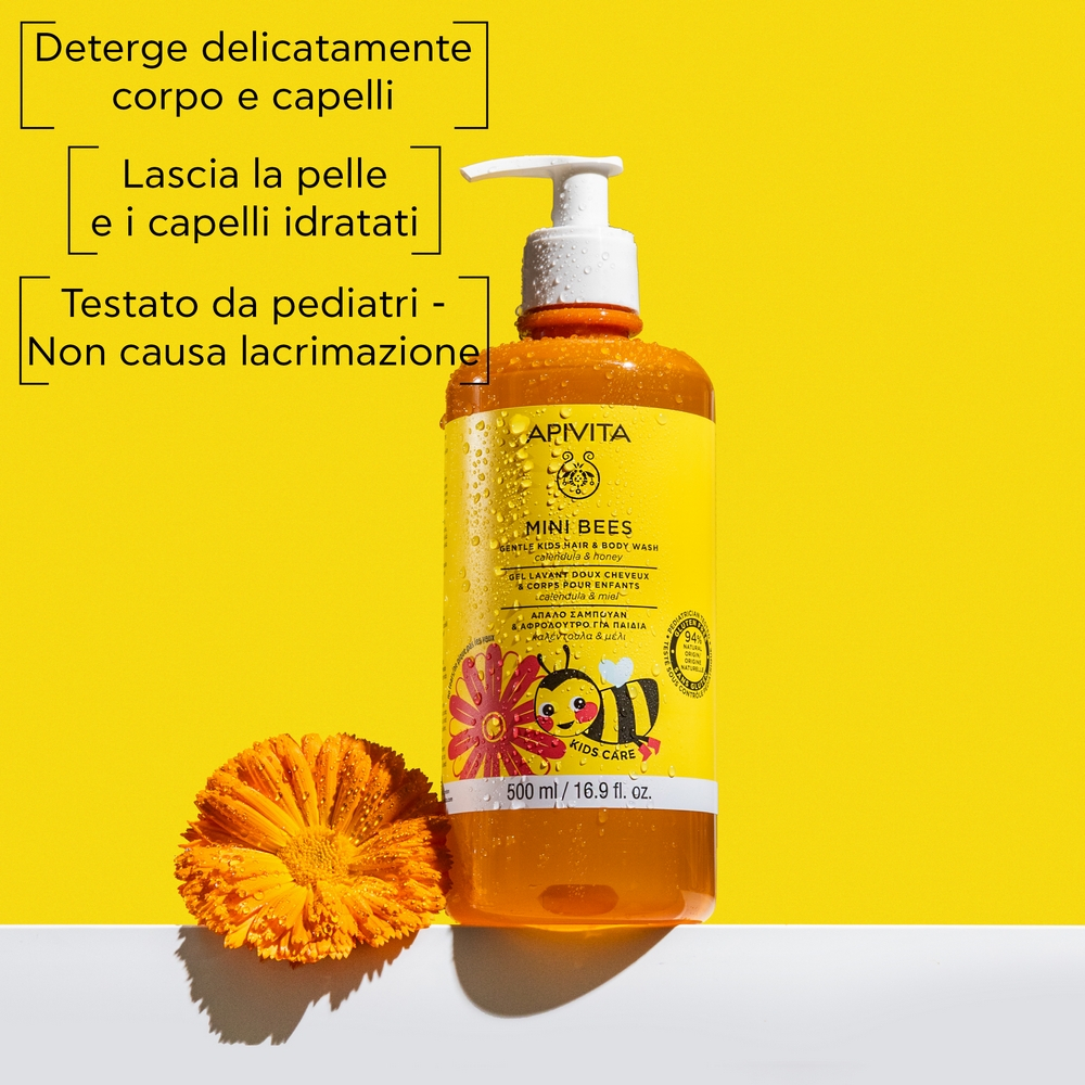 Apivita Detergente Corpo e Capelli Delicato Bimbi - 500ml Apivita Detergente Corpo e Capelli Delicato Bimbi - 500ml