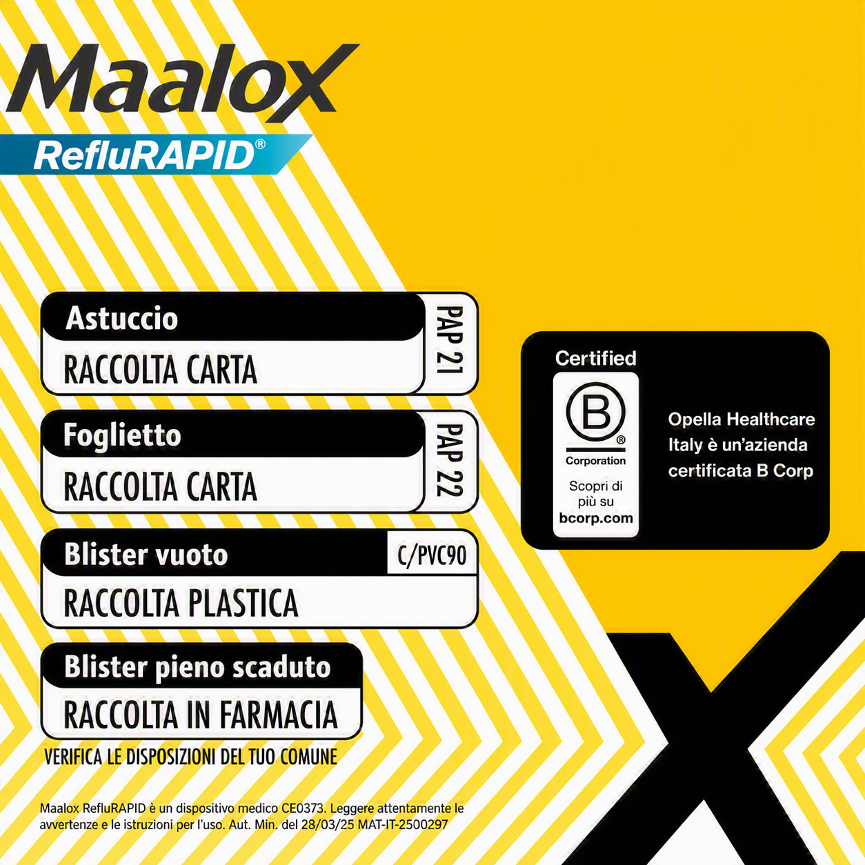 Maalox RefluRapid - 40 Compresse Masticabili Contro Il Reflusso E Bruciore Di Stomaco