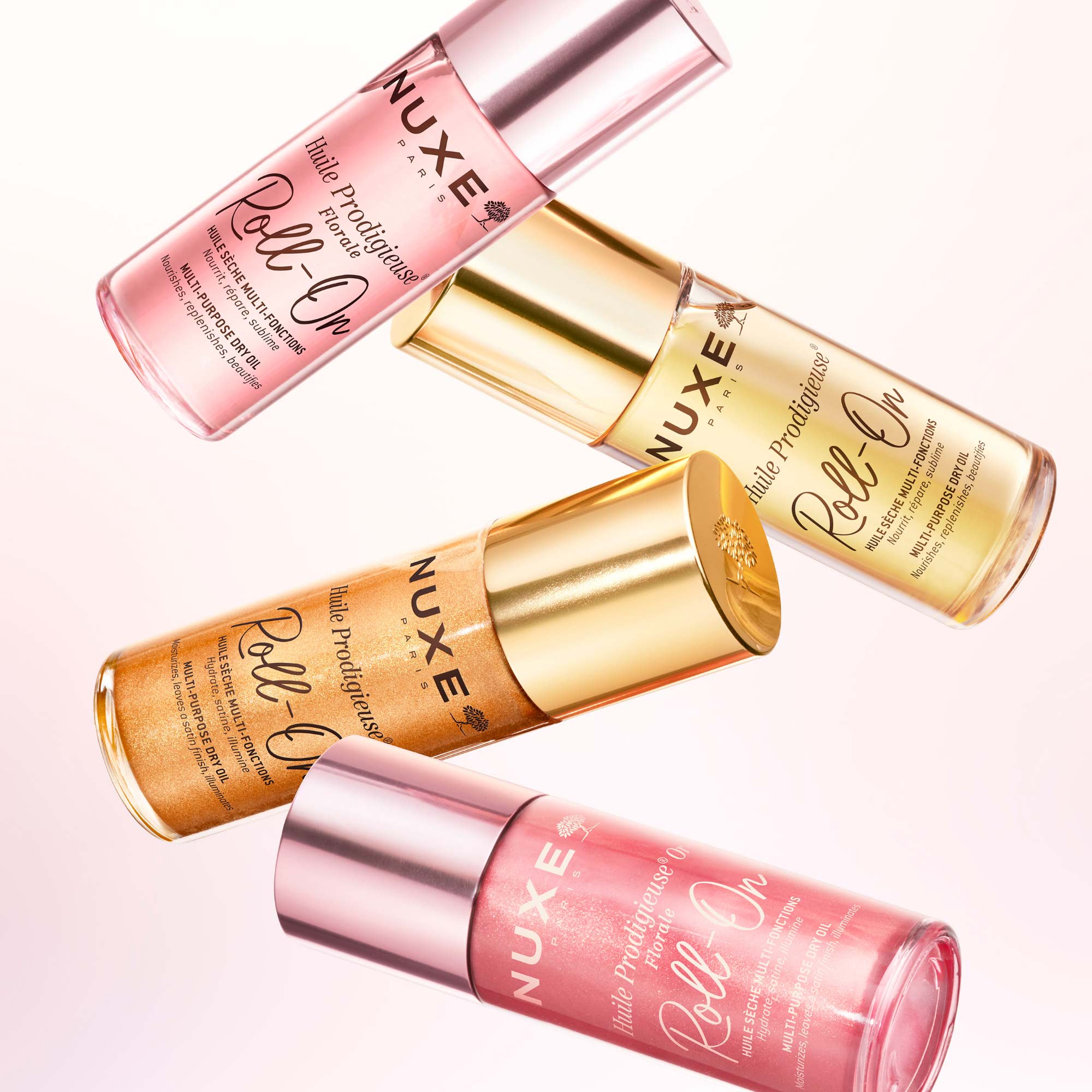 Nuxe - Huile Prodigieuse Florale Or - Olio Secco Per Viso, Corpo E Capelli Roll-On 60 ml