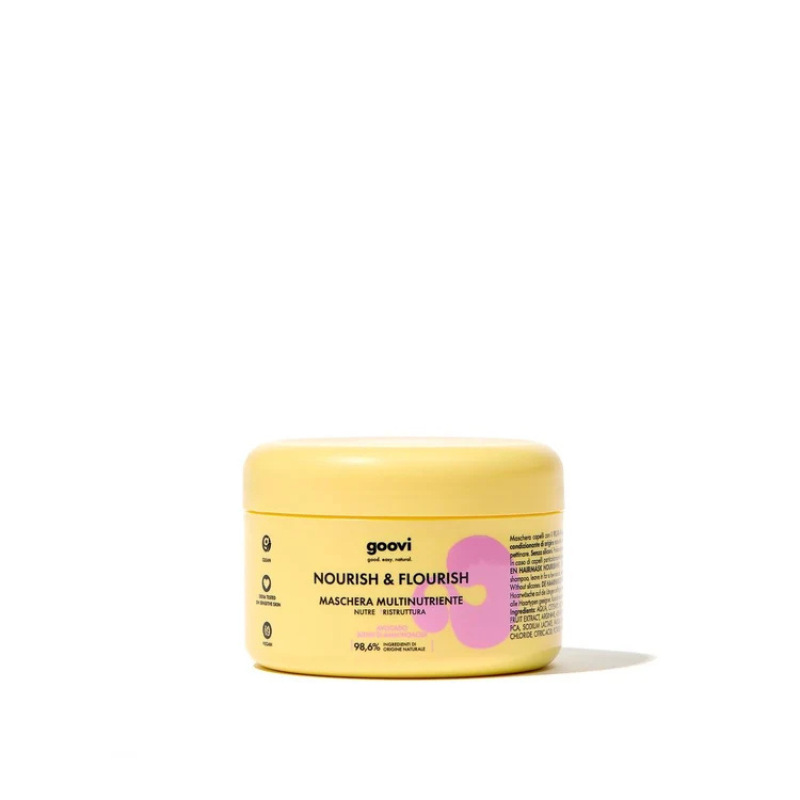 Goovi Nourish & Flourish - Maschera Multinutriente Per Capelli 200 ml