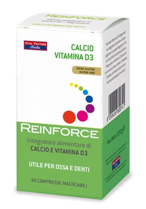 Reinforce Calcio E Vitamina D3 Integratore 30 Compresse Reinforce Calcio E Vitamina D3 Integratore 30 Compresse