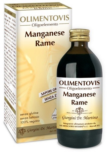 Dr. Giorgini Olimentovis Manganese Rame Oligominerali 200 ml Dr. Giorgini Olimentovis Manganese Rame Oligominerali 200 ml