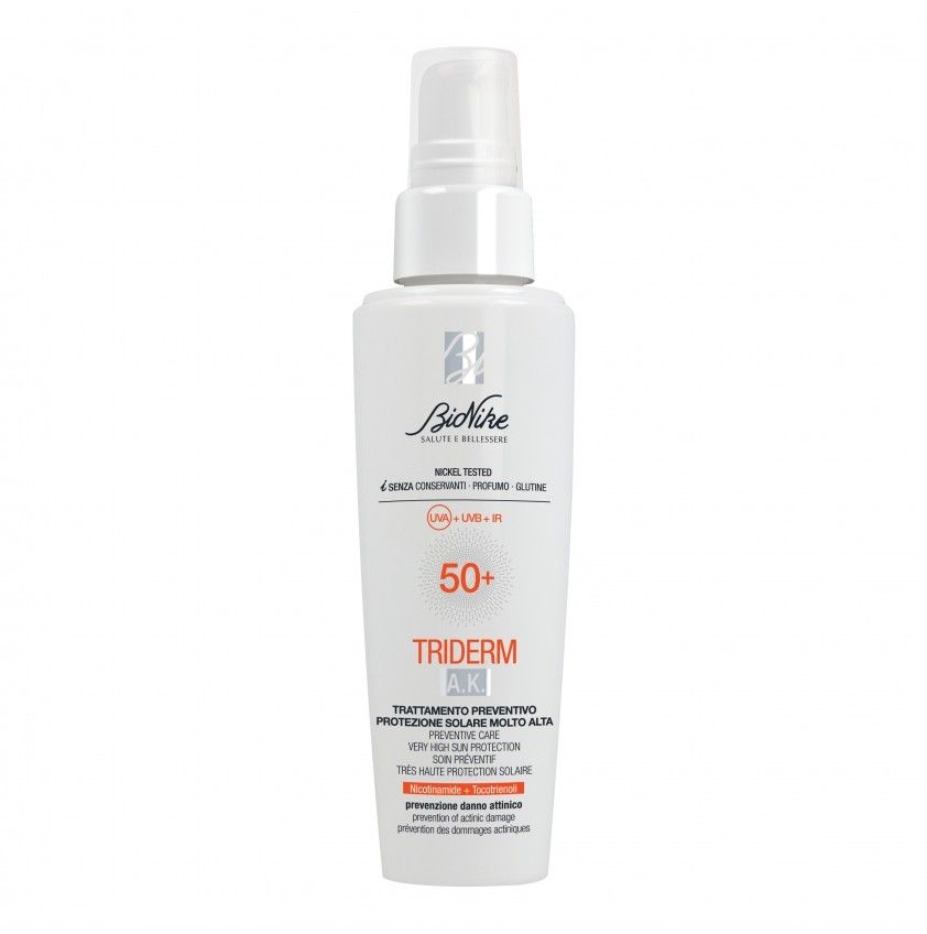 Bionike Triderm Ak Trattamento Preventivo Protezione Solare SPF50+