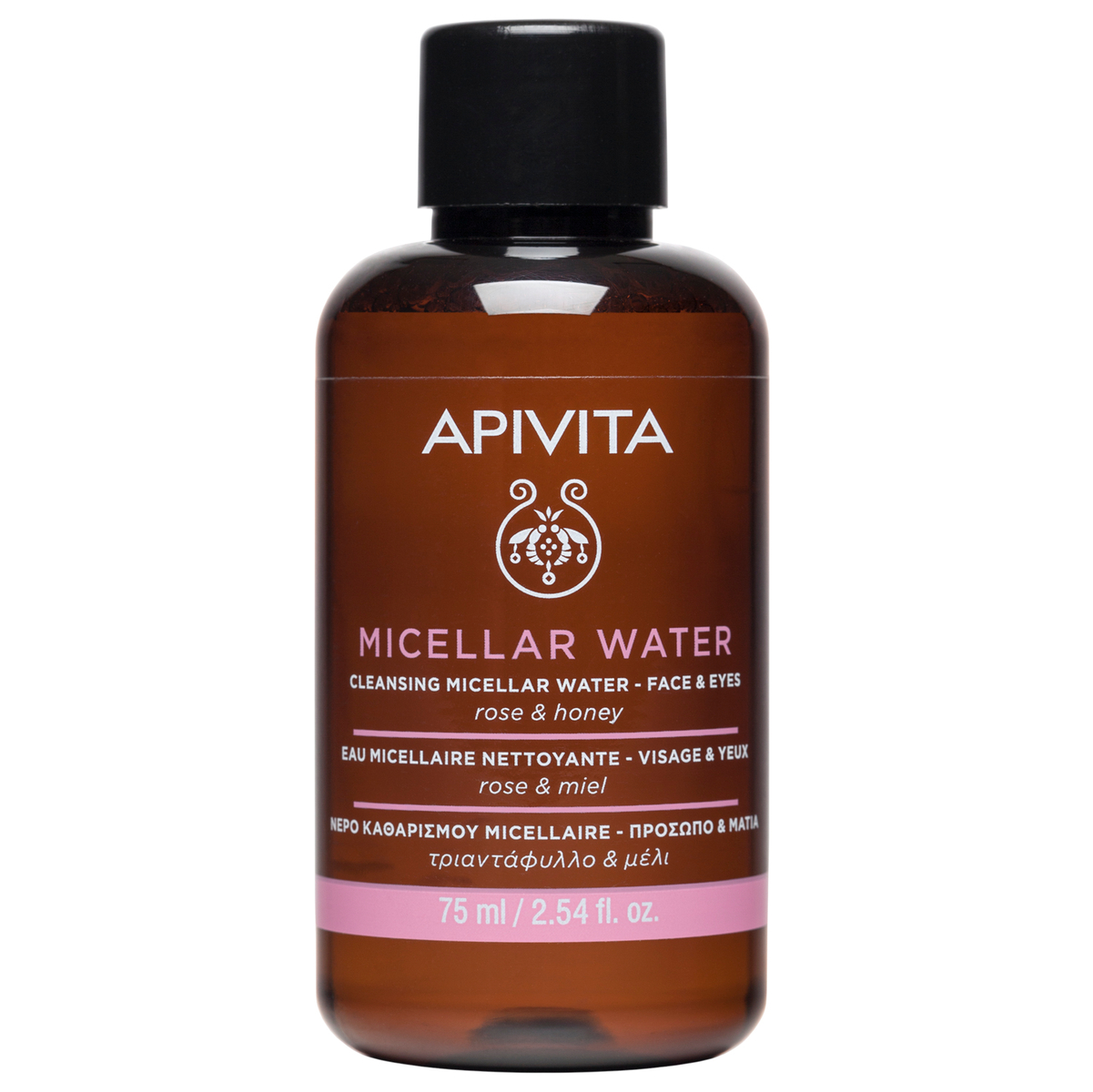 Apivita - Acqua Micellare Detergente Con Rosa E Miele Viso E Occhi 75 ml