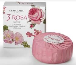 L'erbolario 3 Rosa Sapone profumato 100g