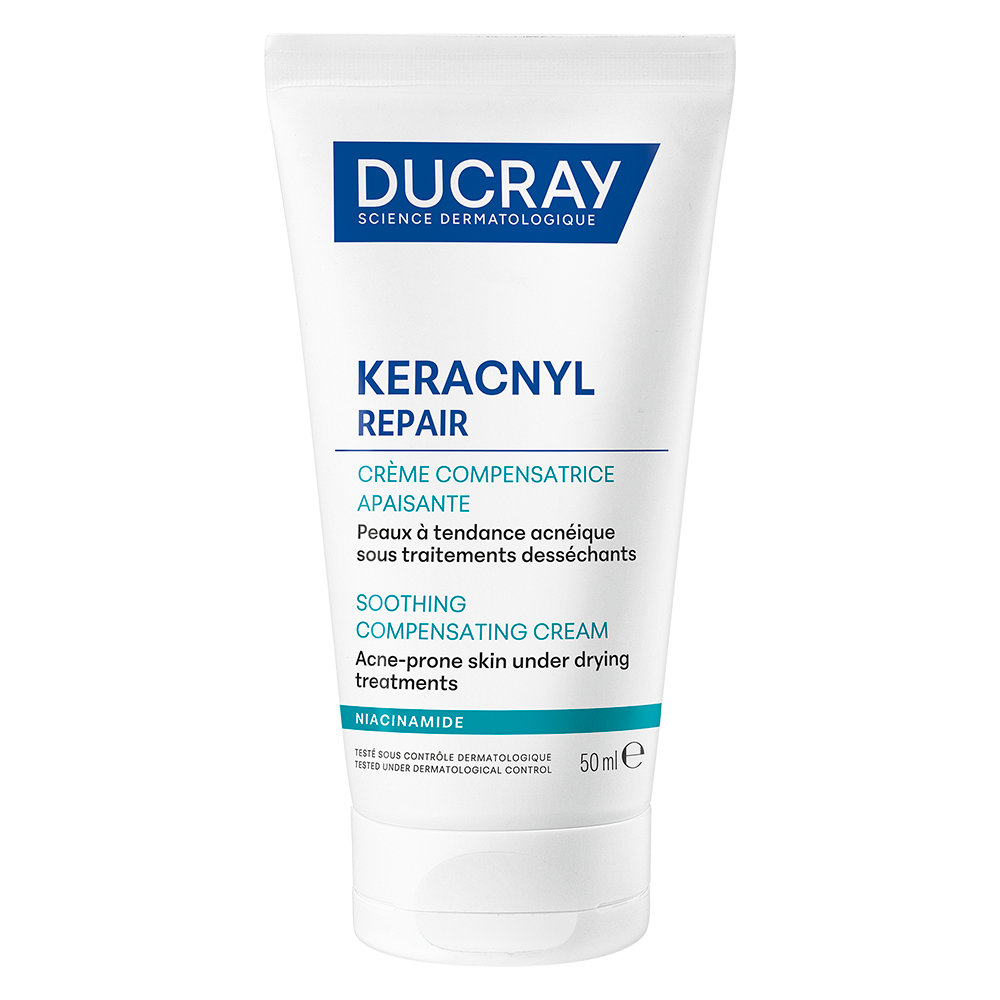 Ducray Keracnyl Repair - Crema Compensatrice Lenitiva Per Pelle Acneica 50 ml