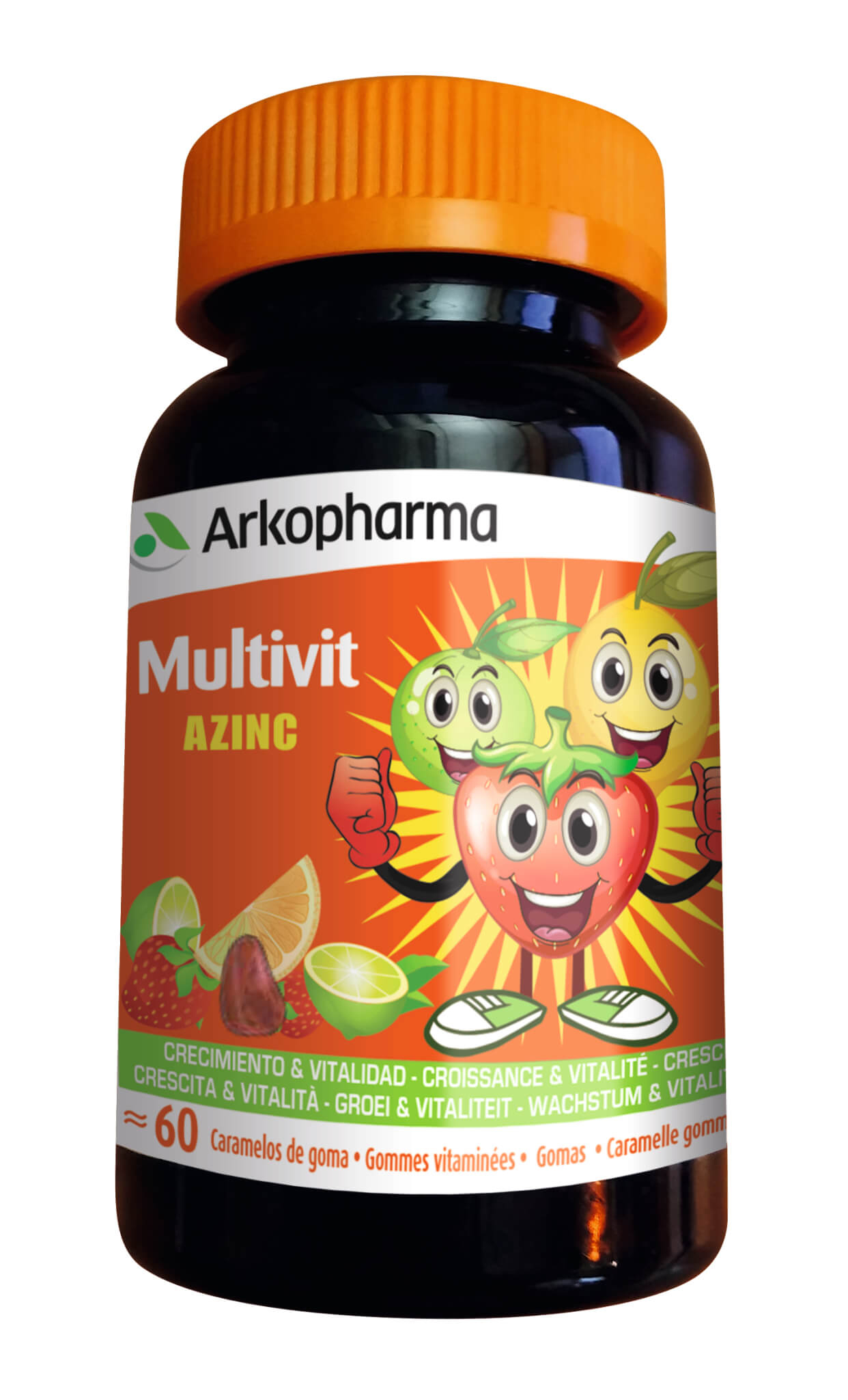 Arkovital Azinc Integratore Crescita e Vitalità 60 Caramelle Gommose