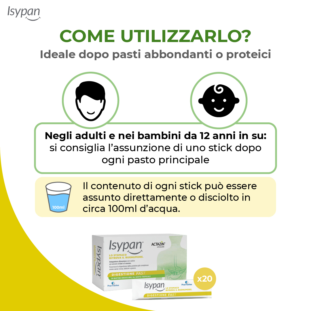 ISYPAN® DIGESTIONE FAST 20 BUSTINE OROSOLUBILI ISYPAN® DIGESTIONE FAST 20 BUSTINE OROSOLUBILI