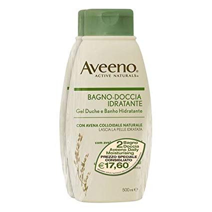 AVEENO PELLI NORMALI  BUNDLE BAGNO DOCCIA  PACCO DOPPIO 500+500ML