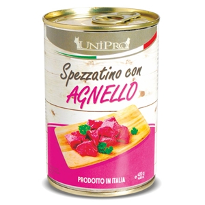 UNIPRO CANE SPEZZATINO AGNELLO 400GR (lattina)