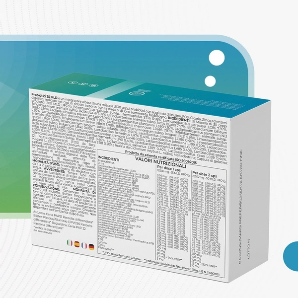 T-Rex Probiotici 25Mld 30Cps Equilibrio Flora Intestinale