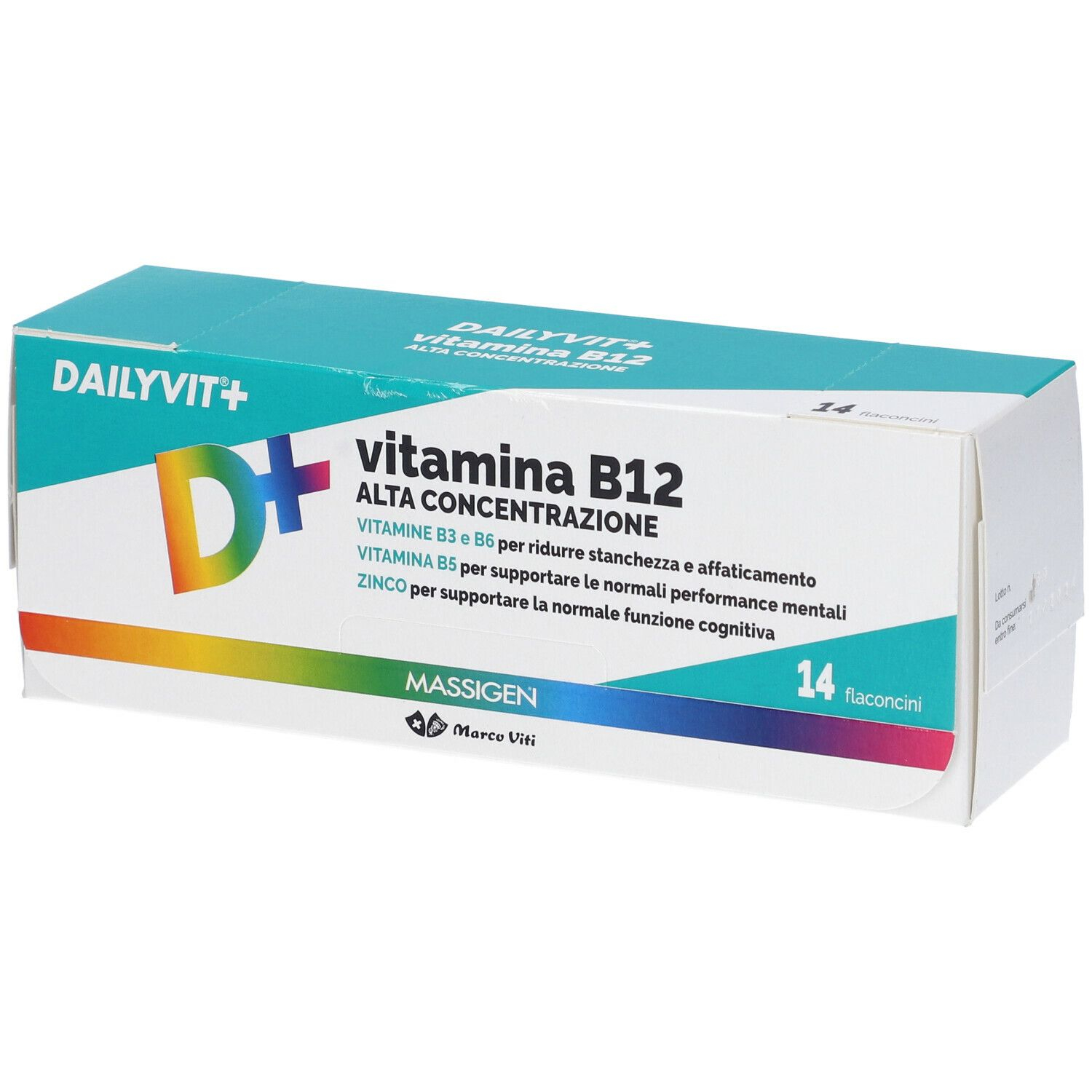 MASSIGEN DailyVit+B12 14Fl.8ml