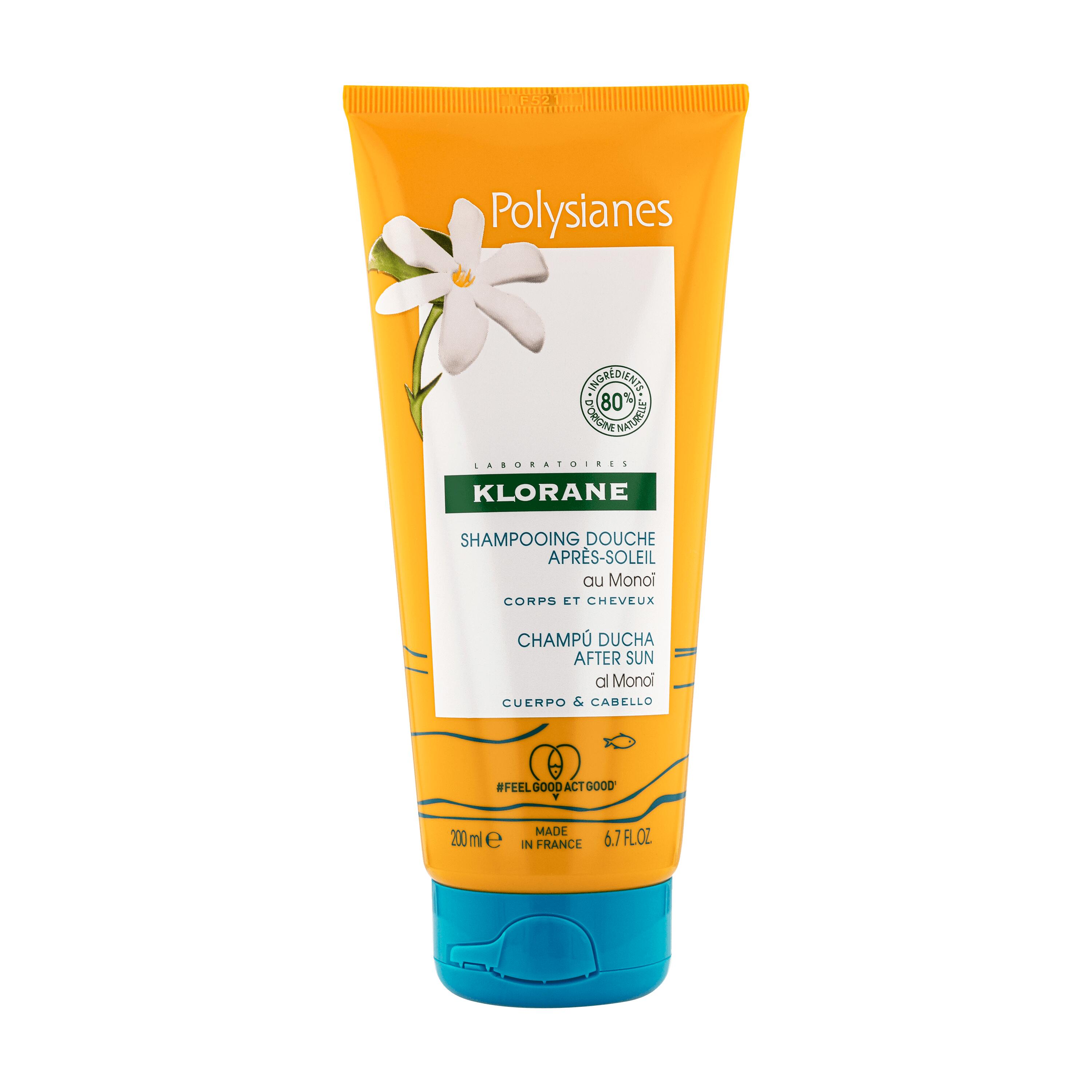 Klorane - Shampoo Doccia Doposole Al Monoï Per Corpo E Capelli 200 ml