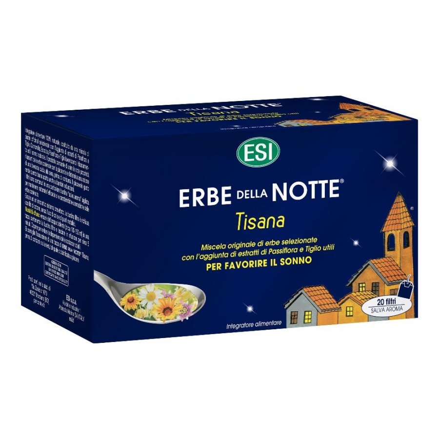 Esi Erbe Della Notte Tisana Per Dormire Tranquilli 20 Filtri