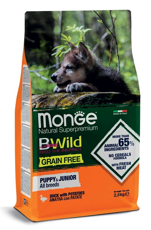 MONGE BWILD GF PUP ANA-PA2,5KG