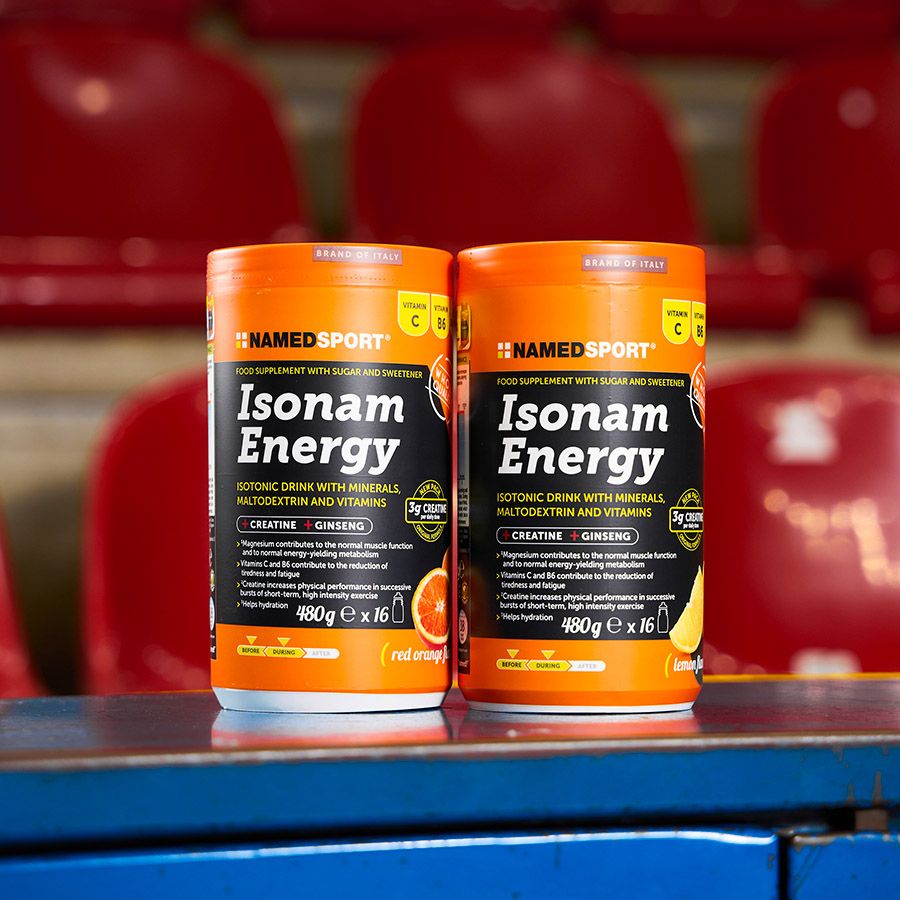 Named Sport Isonam Energy - Integratore Energizzante Gusto Orange 480 g