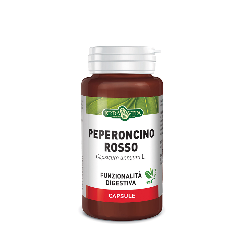 Erba Vita Peperoncino Rosso Integratore Digestivo 60 Capsule