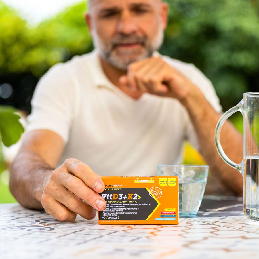 Named Sport - VIT D3+K2 30 Softgels - Integratore Di Vitamina D3 e K2