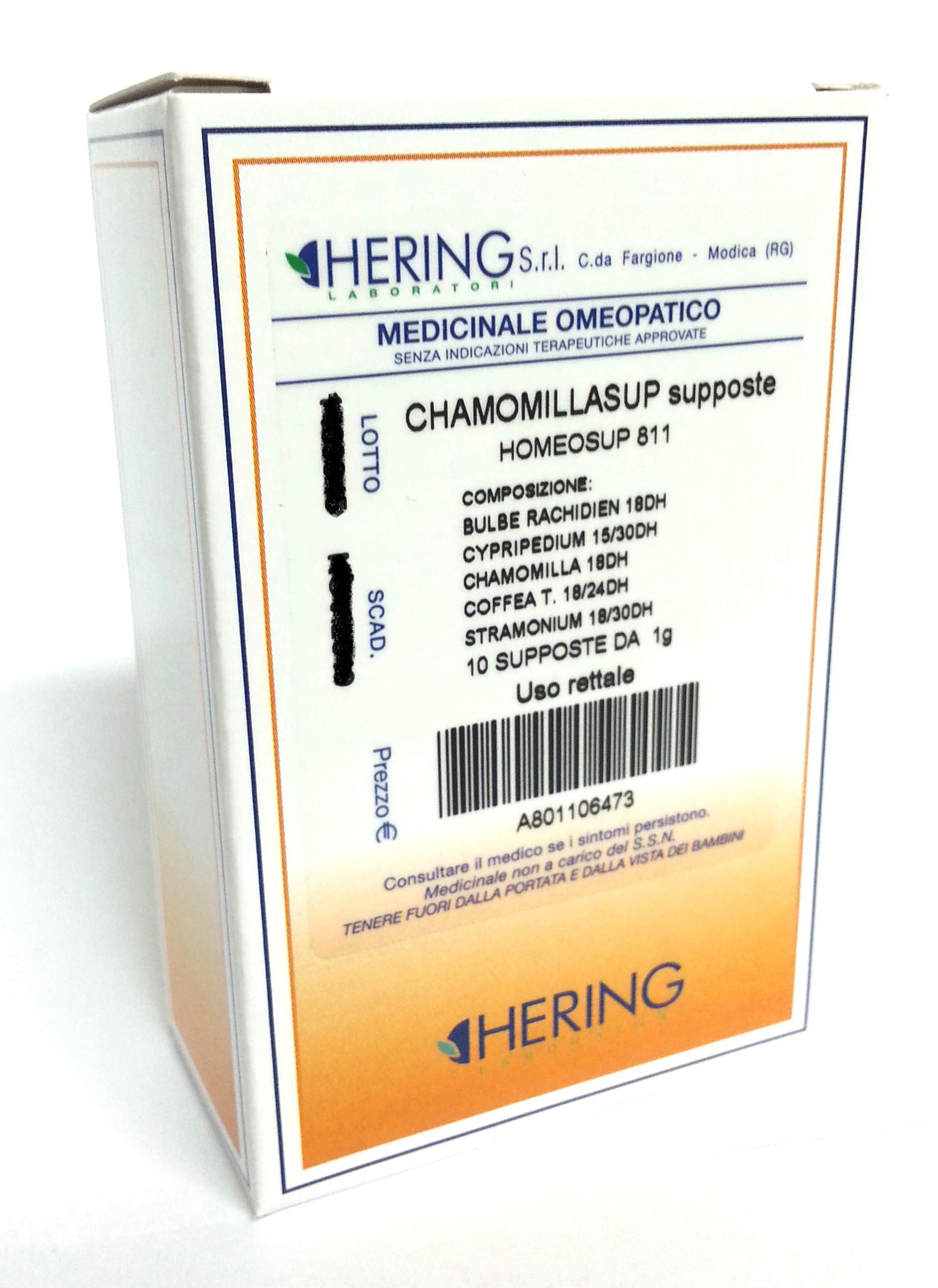 Hering Chamomillasup 10 Supposte Hering Chamomillasup 10 Supposte