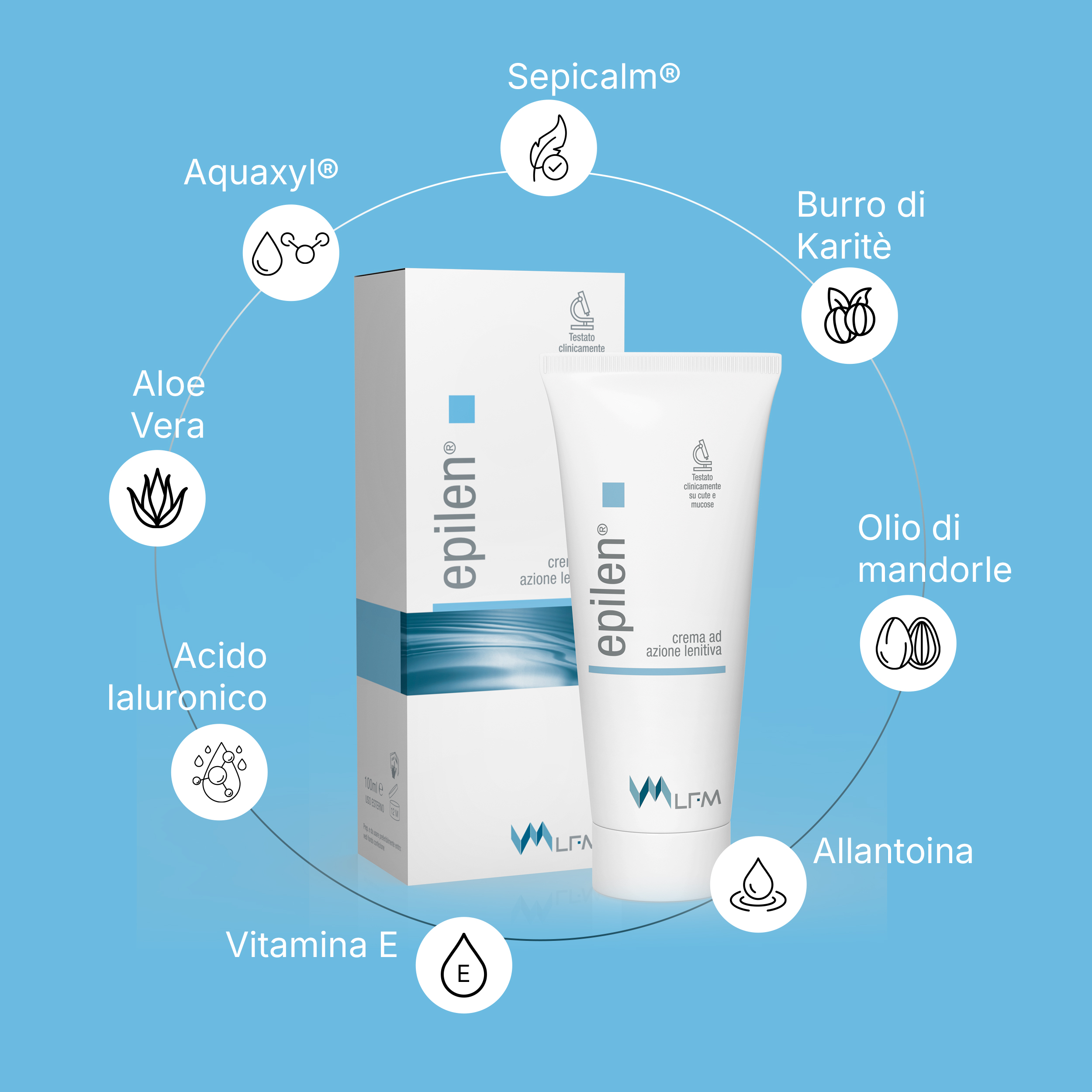 Epilen - Crema Lenitiva Per Pelle Irritata 100 ml