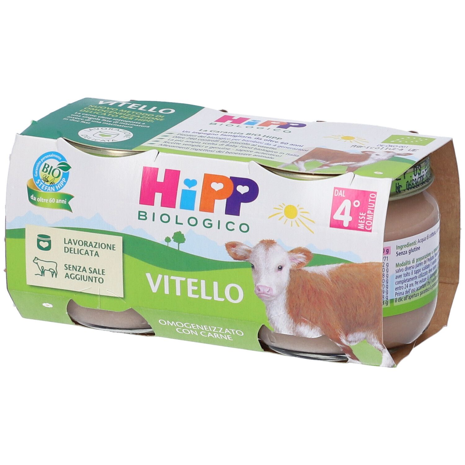 OMO HIPP Bio Vitello 2x80g