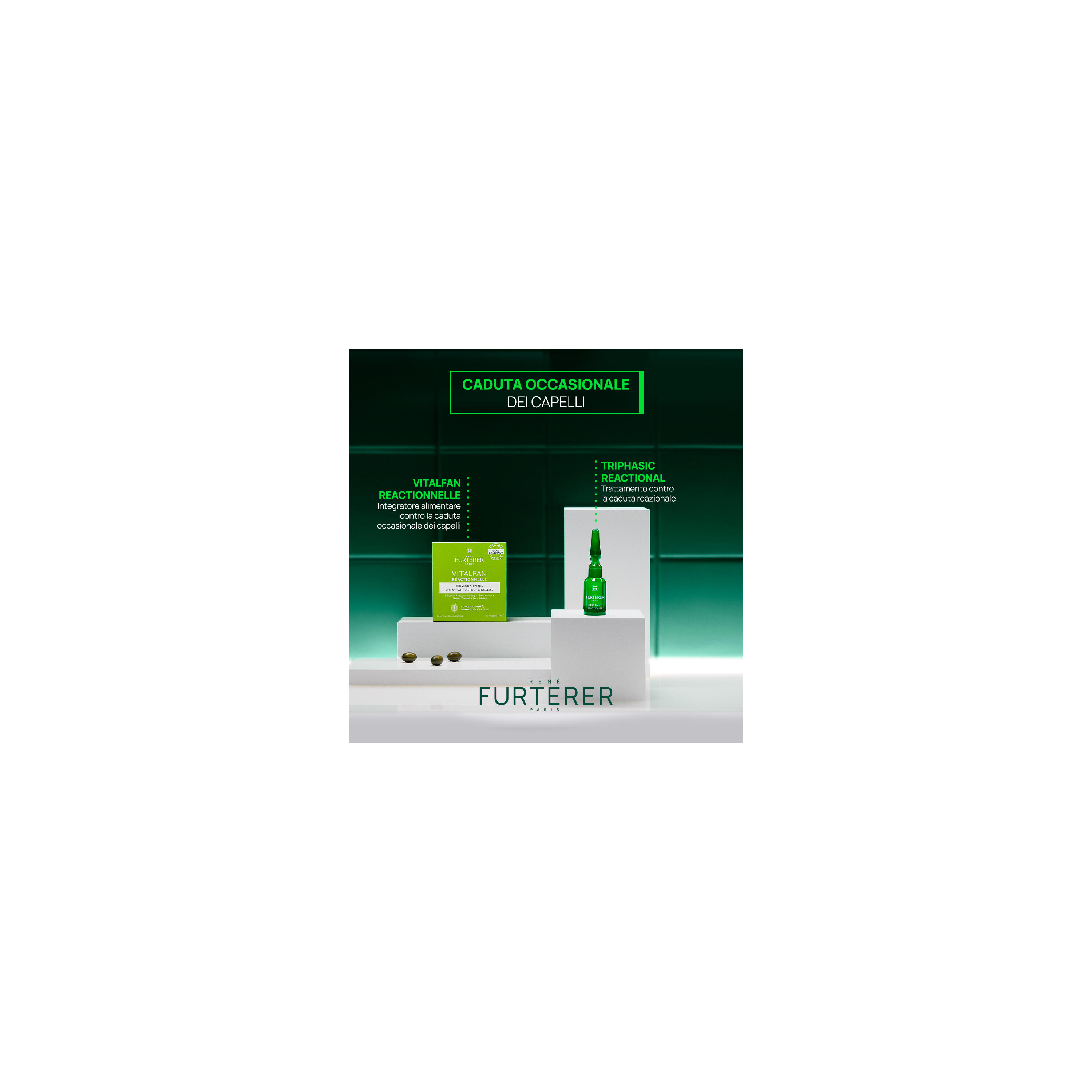 René Furterer Triphasic Reactional - Trattamento Anticaduta 12 Ampolle