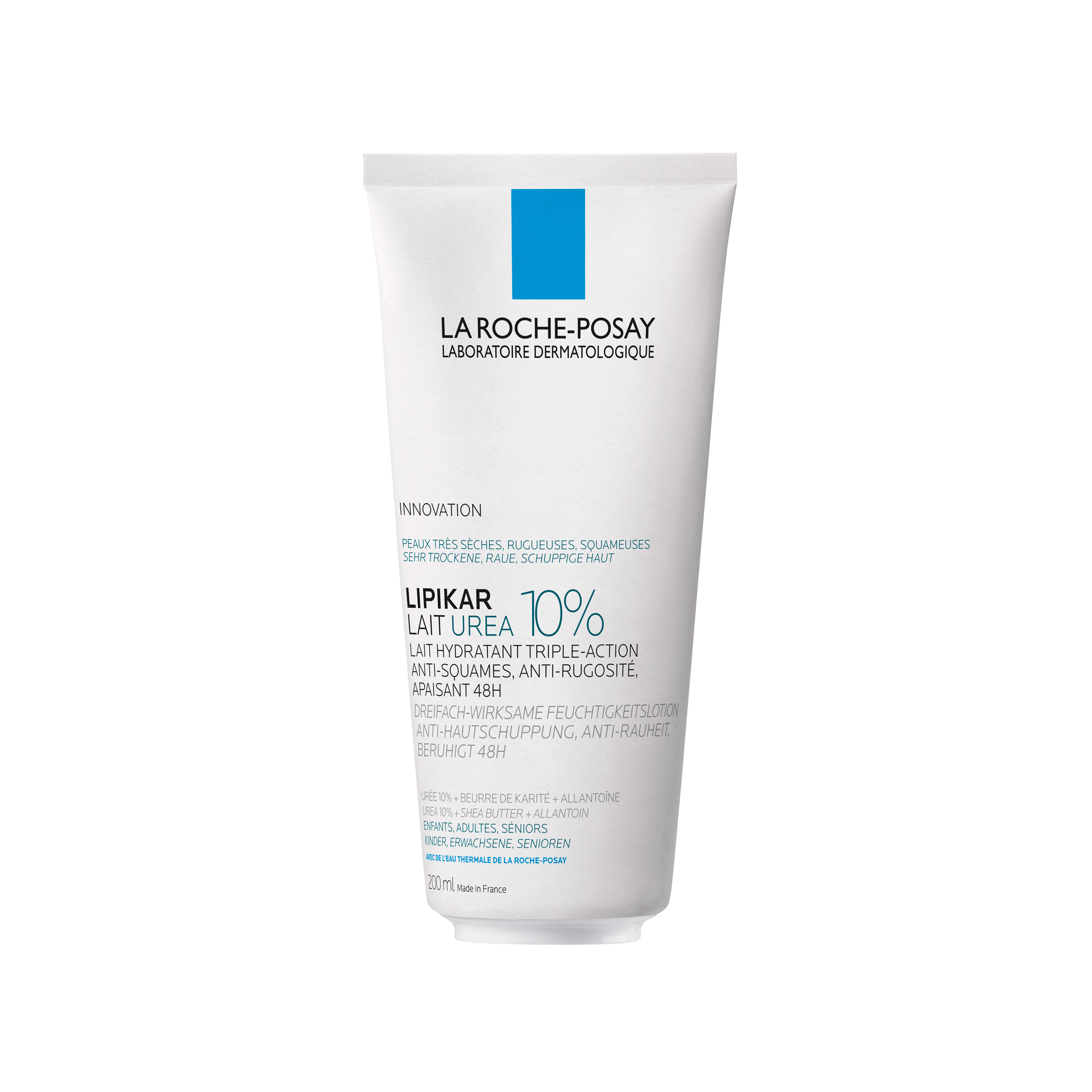 La Roche-Posay Lipikar Latte Urea 10% - Lozione Idratante Per Pelle Molto Secca 200 ml