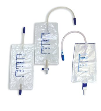 SACCA DI DRENAGGIO DA GAMBA PER INCONTINENZA SECURDRAINVIA 10 CM CON RUBINETTO 30 PEZZI