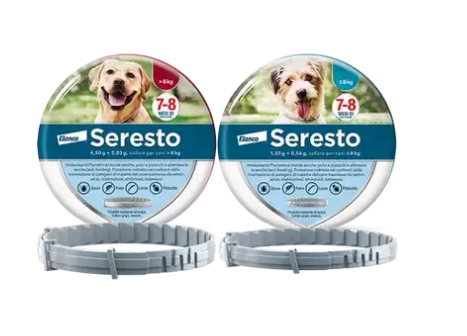 Seresto - Collare Antiparassitario per Cani - 4,50+2,03G - Taglia Grande più di 8kg 