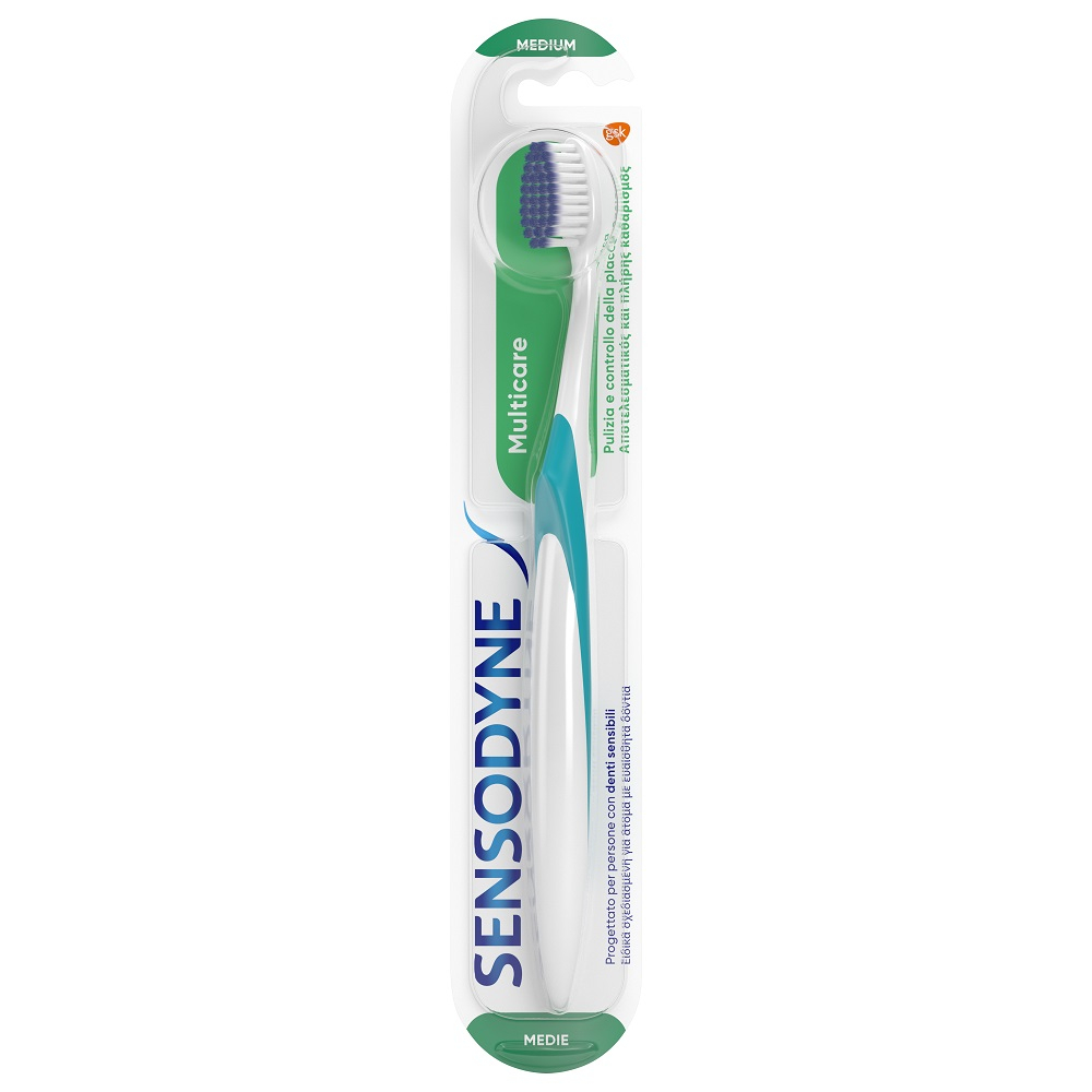 Sensodyne Multicare Spazzolino Denti Sensibili Igiene Dentale Medium Sensodyne Multicare Spazzolino Denti Sensibili Igiene Dentale Medium
