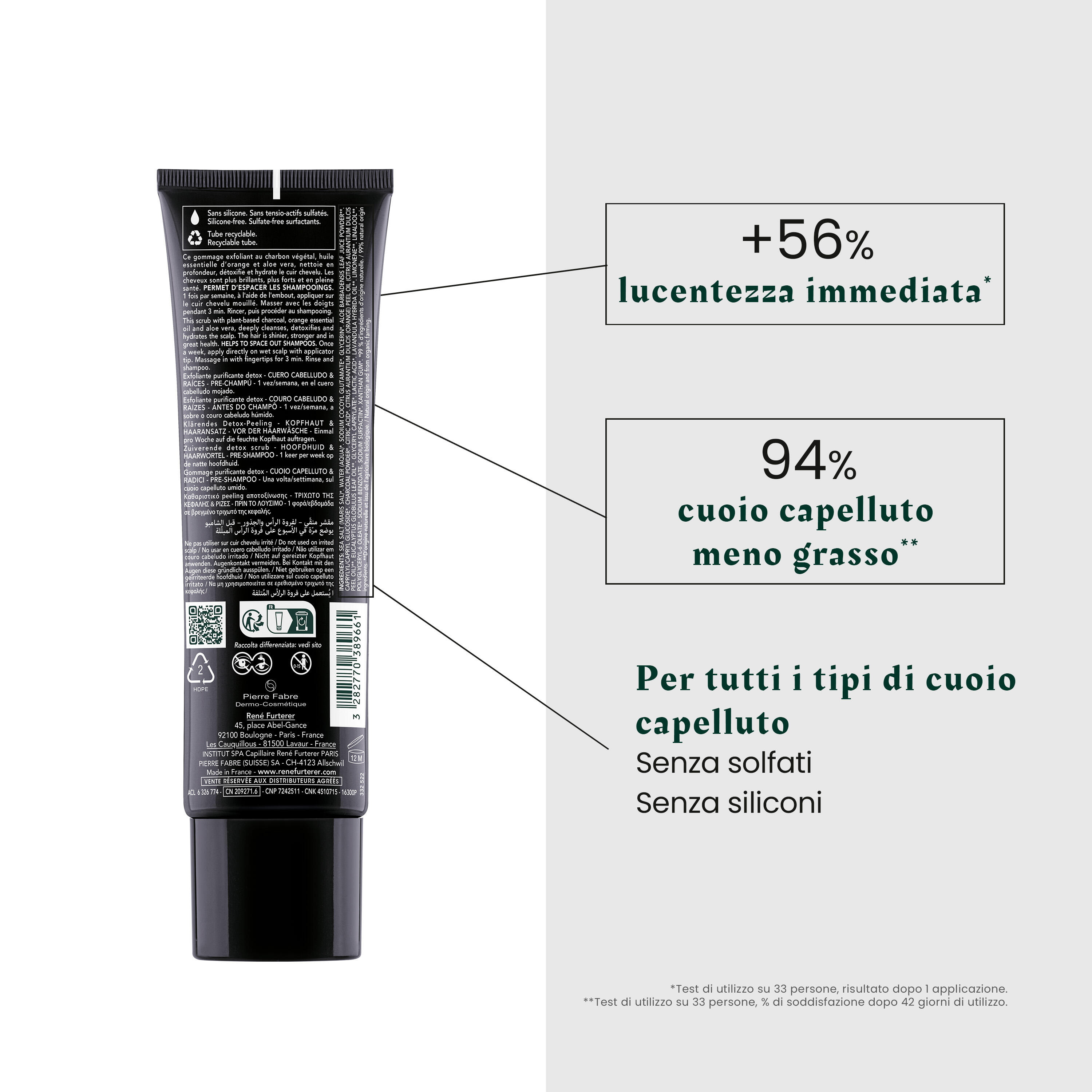 René Furterer Head Spa - Scrub Gommage Purificante Per Cuoio Capelluto 150 ml