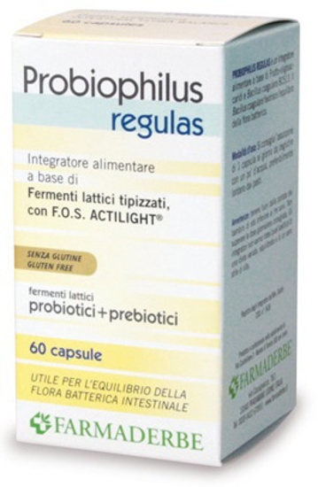 Farmaderbe Probiophilus Integratore Fermenti Lattici 60 Capsule