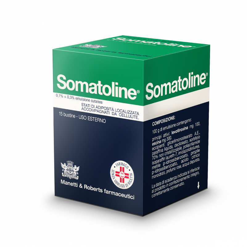 Somatoline Emulsione Cutanea Anti-cellulite 0,1% + 0,3% - 15 Bustine