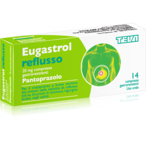 Eugastrol Reflusso 20 Mg Pantoprazolo 14 Compresse Gastroresistenti Eugastrol Reflusso 20 Mg Pantoprazolo 14 Compresse Gastroresistenti