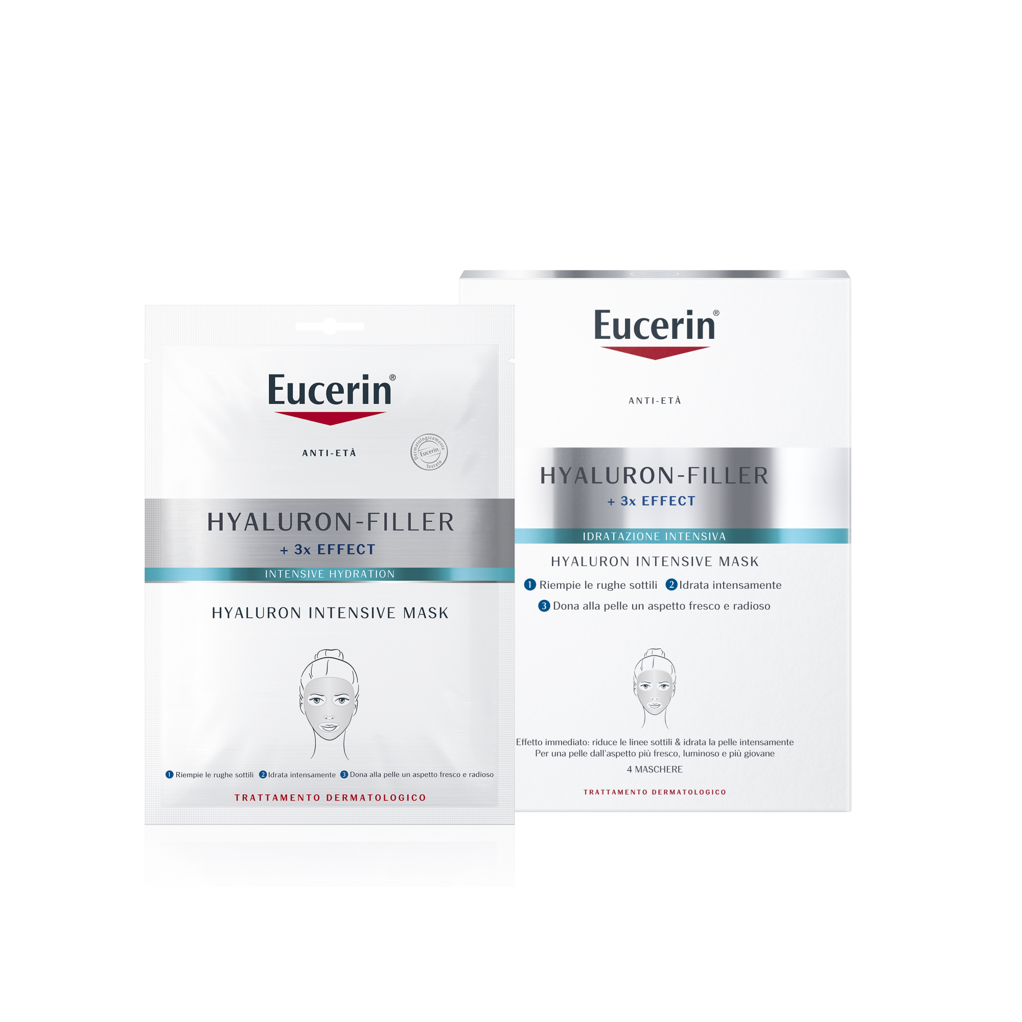 Eucerin Hyaluron-filler maschera viso idratante intensiva Eucerin Hyaluron-filler maschera viso idratante intensiva